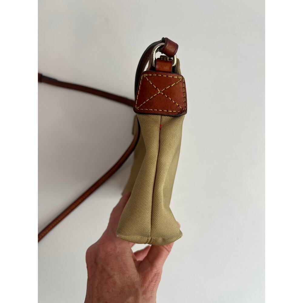 Dooney & Bourke Canvas Crossbody Pouchette Kahki - Picture 6 of 15
